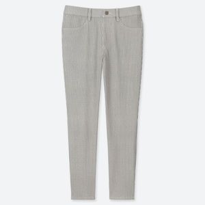 Uniqlo Ultra Stretch Striped Cropped Leggings